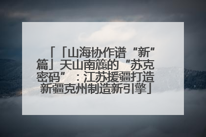 「山海协作谱“新”篇」天山南簏的“苏克密码”：江苏援疆打造新疆克州制造新引擎