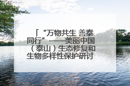 “万物共生 善泰同行”——美丽中国（泰山）生态修复和生物多样性保护研讨会成功举办