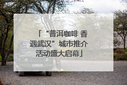 “普洱咖啡 香遇武汉”城市推介活动盛大启幕