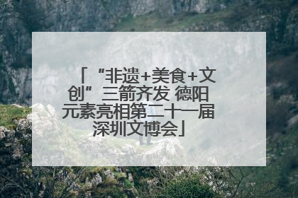 “非遗+美食+文创”三箭齐发 德阳元素亮相第二十一届深圳文博会