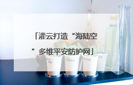 灌云打造“海陆空”多维平安防护网