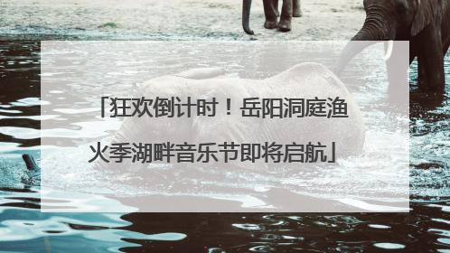 狂欢倒计时！岳阳洞庭渔火季湖畔音乐节即将启航