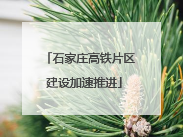 石家庄高铁片区建设加速推进
