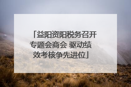 益阳资阳税务召开专题会商会 驱动绩效考核争先进位