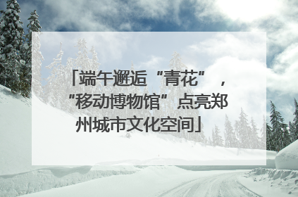 端午邂逅“青花”，“移动博物馆”点亮郑州城市文化空间