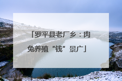 罗平县老厂乡：肉兔养殖“钱”景广