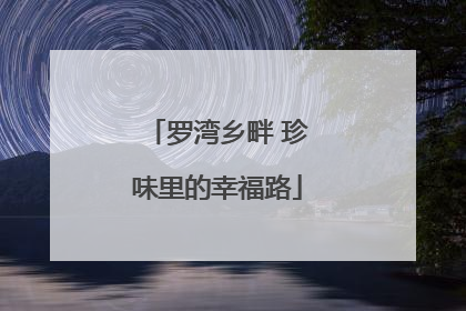罗湾乡畔 珍味里的幸福路