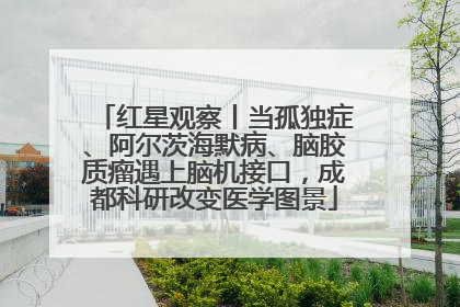 红星观察丨当孤独症、阿尔茨海默病、脑胶质瘤遇上脑机接口，成都科研改变医学图景