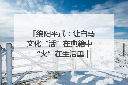 绵阳平武：让白马文化“活”在典籍中 “火”在生活里｜新闻发布最前线