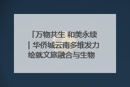 万物共生 和美永续｜华侨城云南多维发力 绘就文旅融合与生物多样性保护新图景