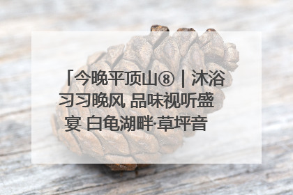 今晚平顶山⑧｜沐浴习习晚风 品味视听盛宴 白龟湖畔·草坪音乐会激情上演