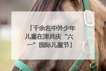 千余名中外少年儿童在津共庆“六一”国际儿童节