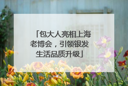 包大人亮相上海老博会，引领银发生活品质升级