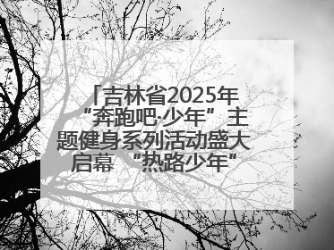 吉林省2025年“奔跑吧·少年”主题健身系列活动盛大启幕 “热路少年”少儿跑长春站点燃少年运动热情
