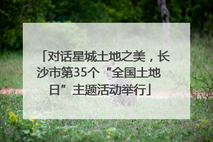 对话星城土地之美，长沙市第35个“全国土地日”主题活动举行