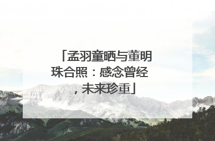 孟羽童晒与董明珠合照：感念曾经，未来珍重
