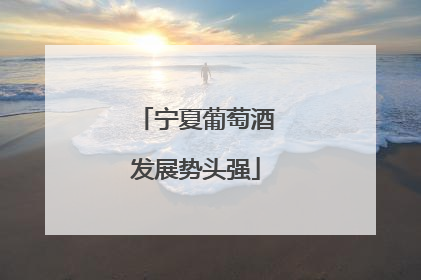 宁夏葡萄酒发展势头强