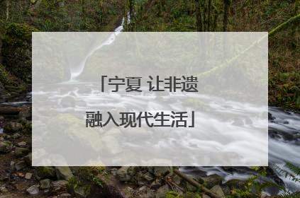宁夏 让非遗融入现代生活