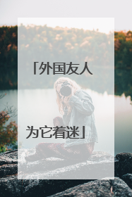 外国友人为它着迷