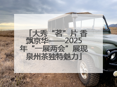 大秀“茗”片 香飘京华——2025年“一展两会”展现泉州茶独特魅力