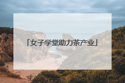 女子学堂助力茶产业