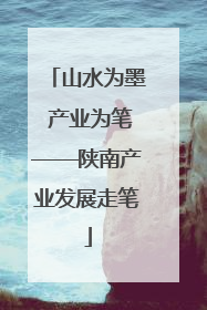 山水为墨 产业为笔——陕南产业发展走笔