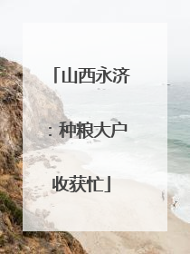 山西永济：种粮大户收获忙