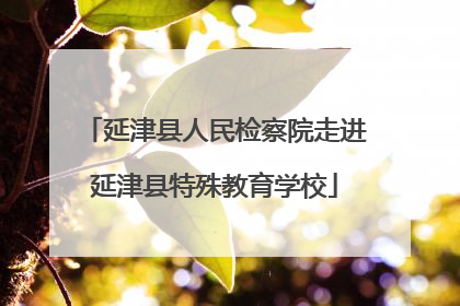 延津县人民检察院走进延津县特殊教育学校