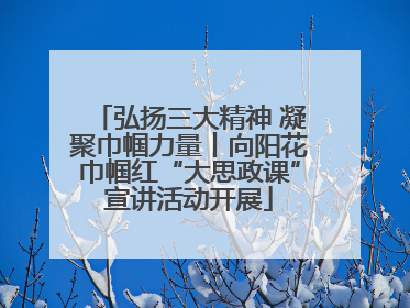 弘扬三大精神 凝聚巾帼力量丨向阳花巾帼红“大思政课”宣讲活动开展