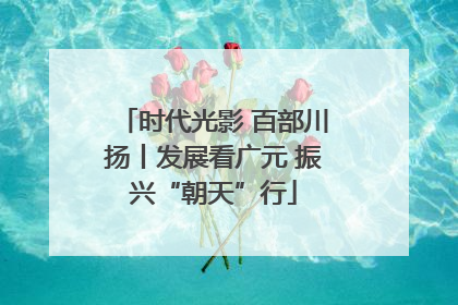 时代光影 百部川扬丨发展看广元 振兴“朝天”行