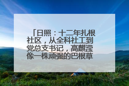 日照：十二年扎根社区，从全科社工到党总支书记，高麒滢像一株顽强的巴根草，把根深深扎进基层的土壤——“巴根草书记”的夏日叙事