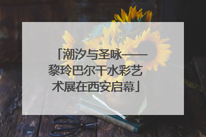 潮汐与圣咏——黎玲巴尔干水彩艺术展在西安启幕