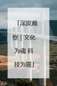 深度观察｜文化为魂 科技为翼