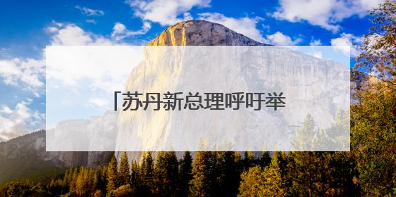 苏丹新总理呼吁举行全面政治对话