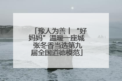 豫人为善丨“好妈妈”温暖一座城 张冬香当选第九届全国道德模范