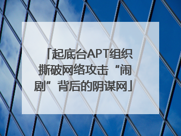 起底台APT组织 撕破网络攻击“闹剧”背后的阴谋网