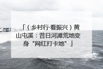 （乡村行·看振兴）黄山屯溪：昔日河滩荒地变身“网红打卡地”