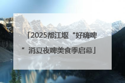 2025都江堰“好嗨啤”消夏夜啤美食季启幕