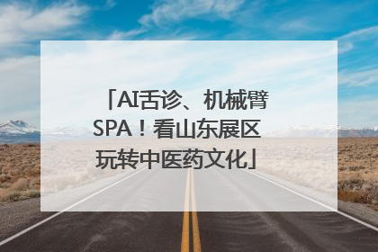 AI舌诊、机械臂SPA！看山东展区玩转中医药文化